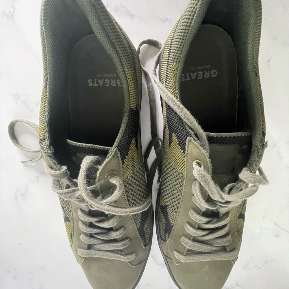 Greats Olive and Black Men’s Camouflage Sneakers: Size 12 - Picture 10 of 10